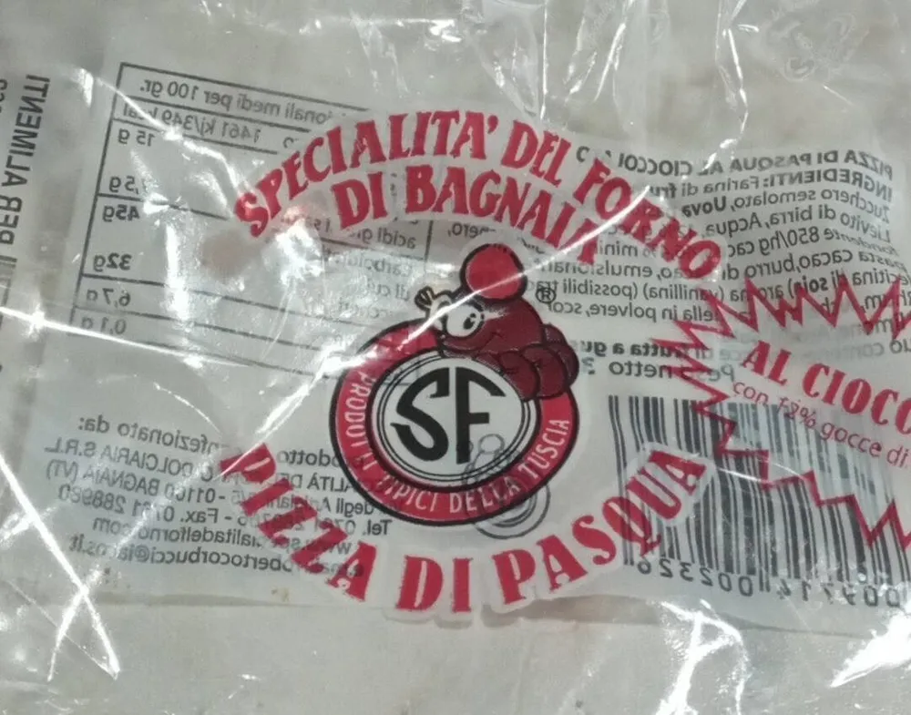 Pizza di Pasqua al cioccolato