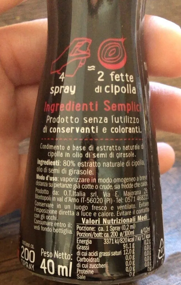 Cuore di cipolla Spray
