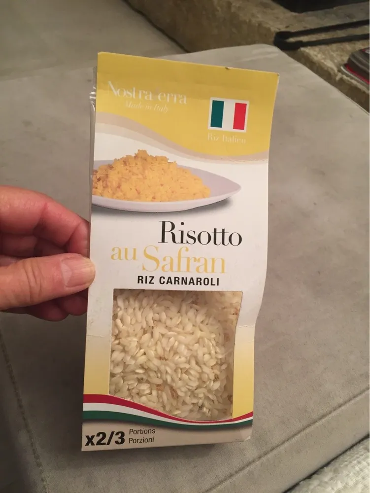 Risotto au safran