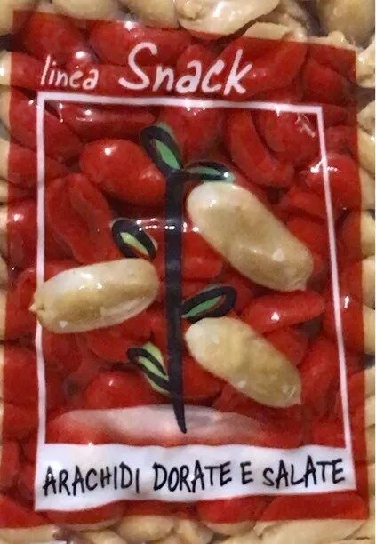 Arachidi dorate e salate