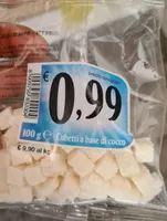 Cubetti a base di cocco