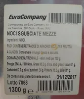 Noci sgusciate mezze