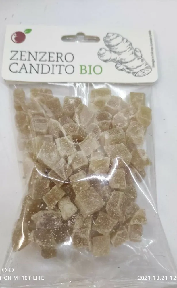 Zenzero candito bio