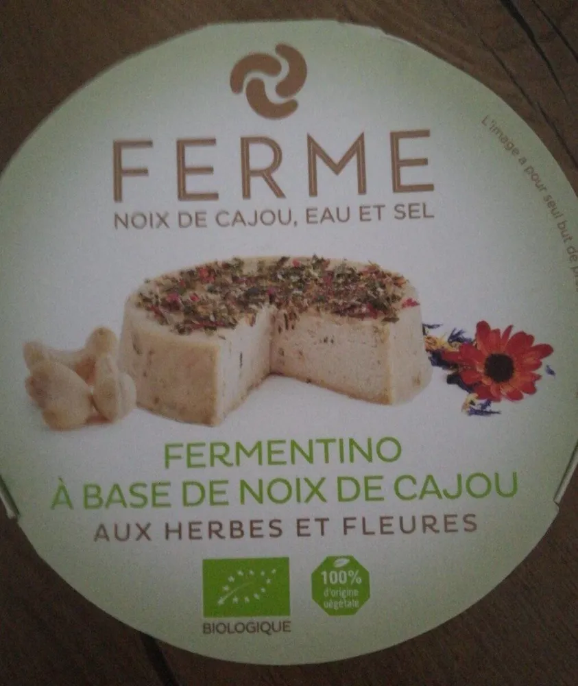 Fermentino à base de noix de cajou aux herbes et fleurs