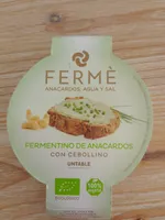Fermentino de anacardos con cebollino
