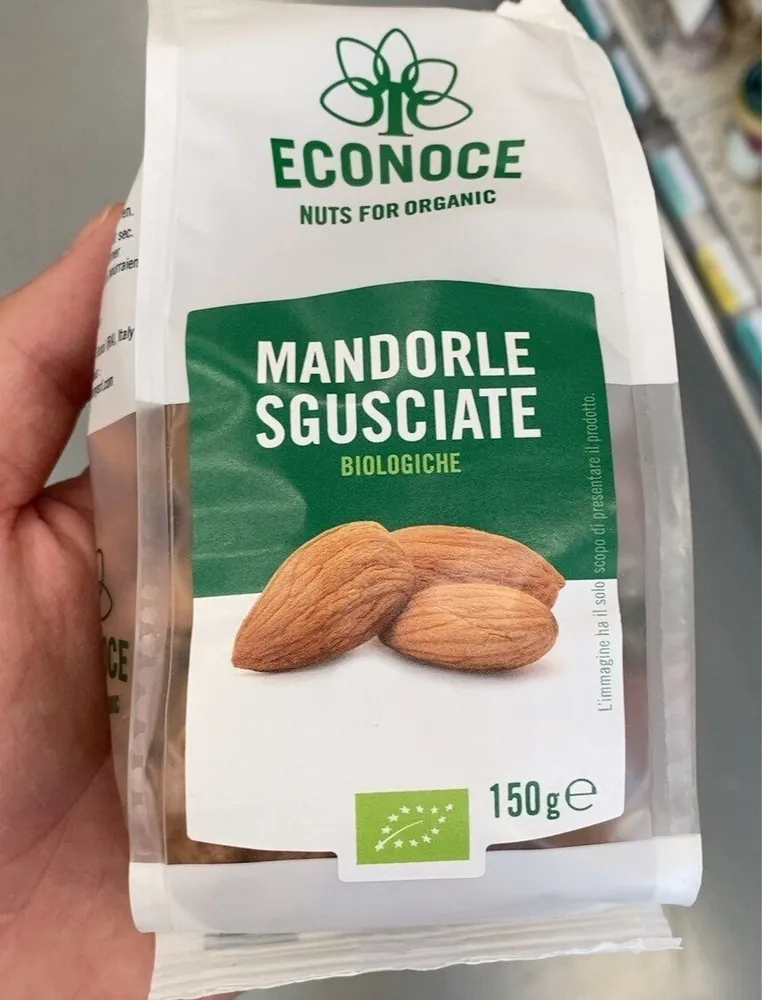 Mandorle sgusciate biologiche