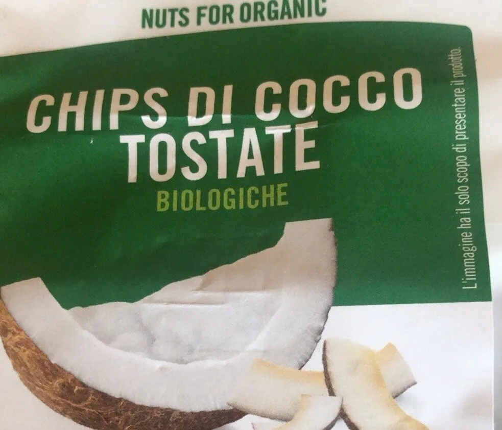 Chips di cocco tostate