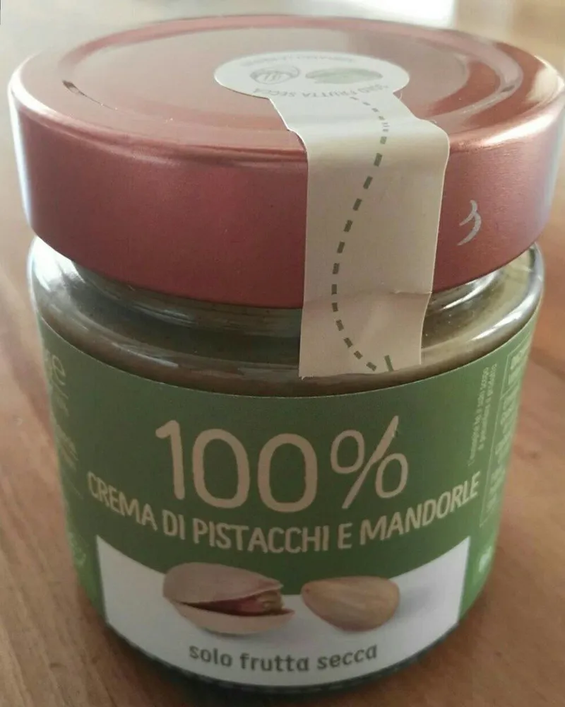 Crema di pistacchi e mandorle
