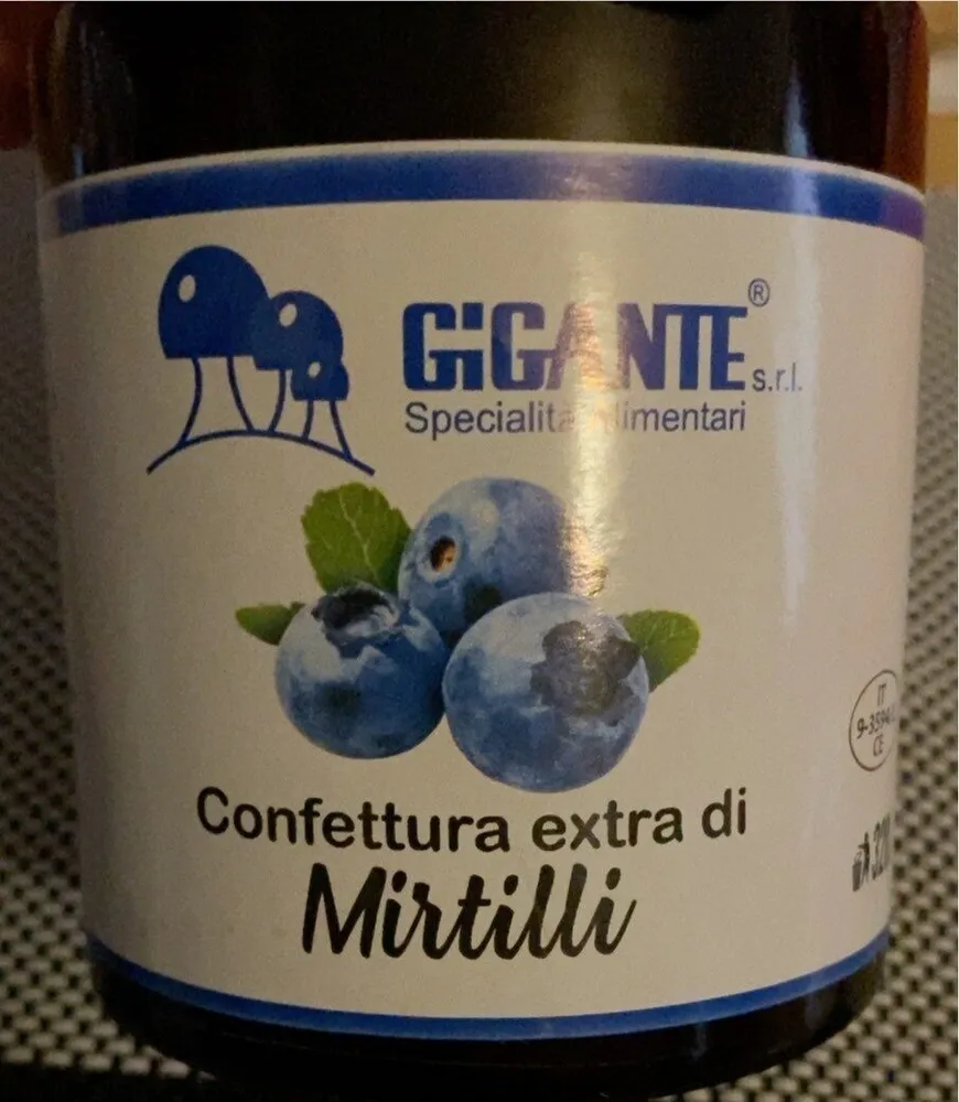 Confettura extra di mirtilli