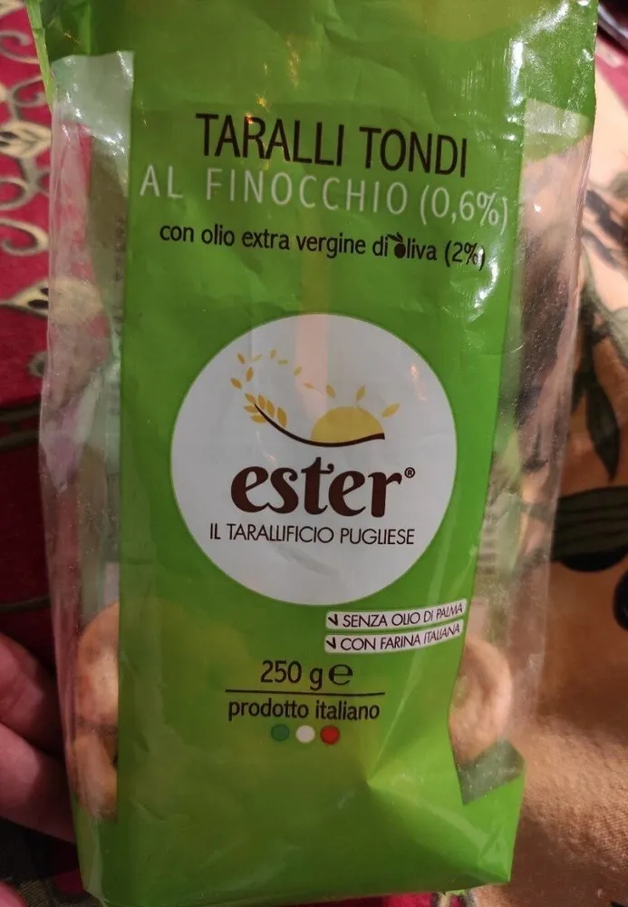 Taralli tondi al finocchio