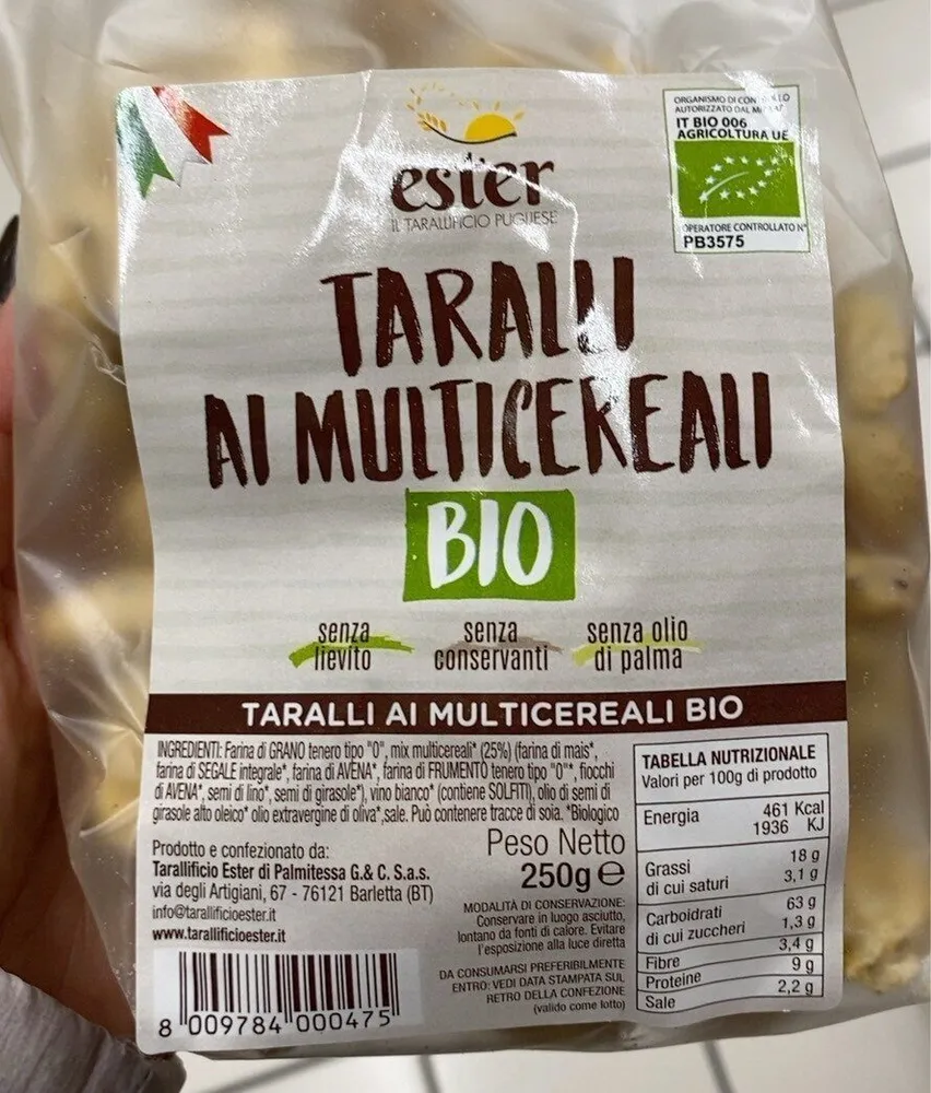 Taralli ai multicereali