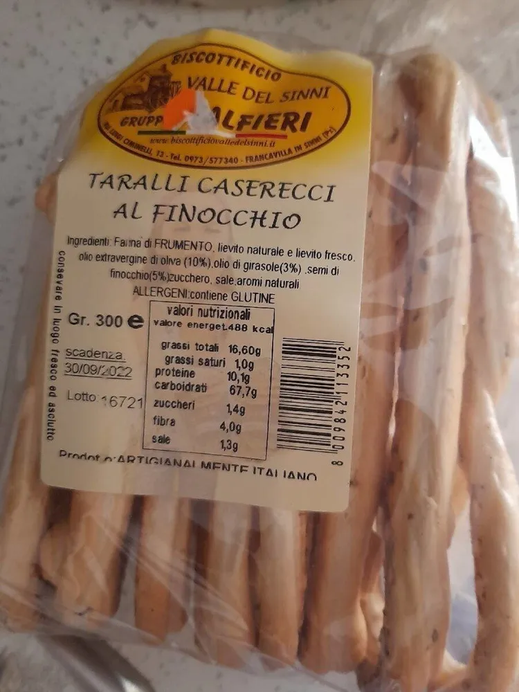 Taralli caserecci al finocchio