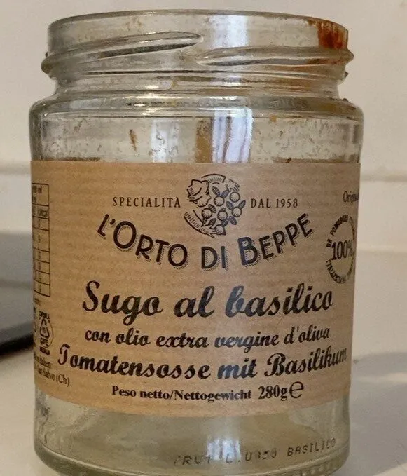 Sugo al basilico