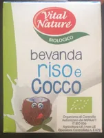 Rice and cocco milk