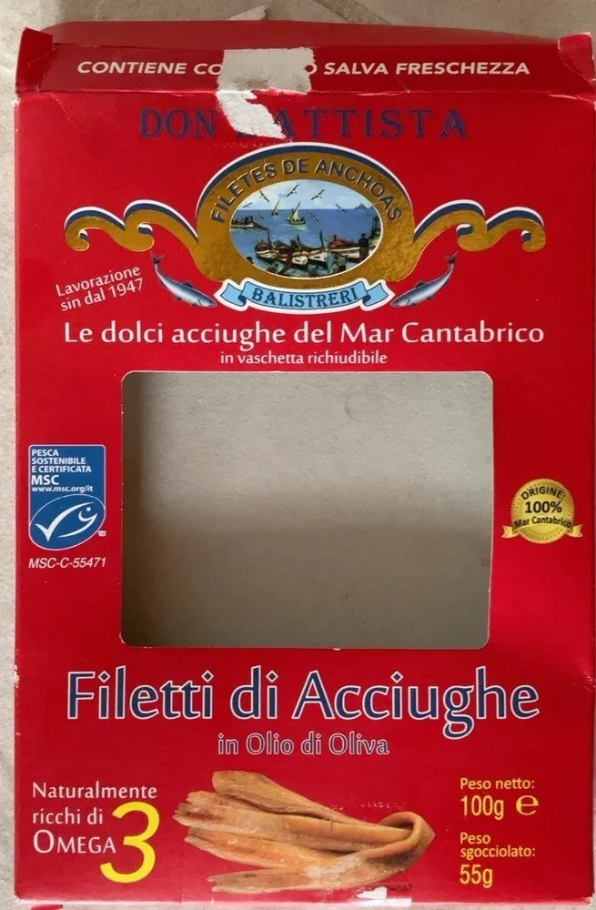 Filetti di acciughe