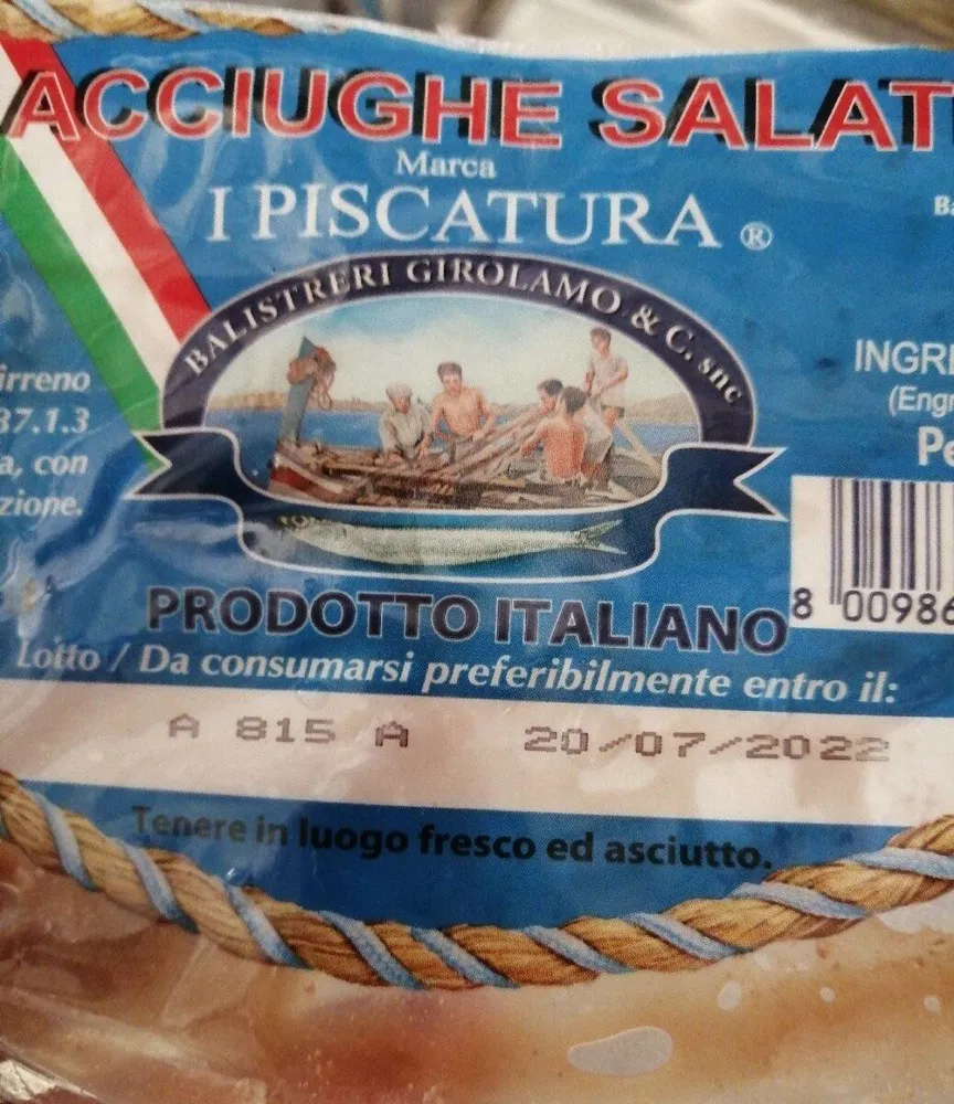 Acciughe salate