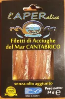 Filetti di acciughe del Mar Cantabrico