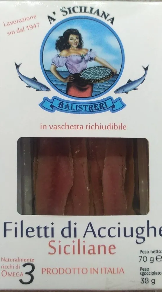 Filetti di Acciughe A' Siciliana
