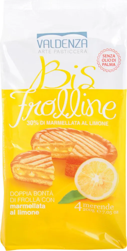 Bisfrolline con limone