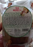 Panettoncino pere e cioccolato