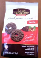 Biscotti Dietetici senza Glutine con Cacao e Nocciole