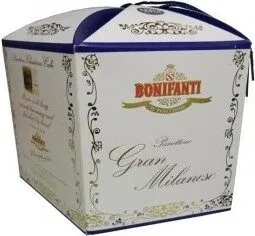 Panettone Gran Milanese 1KG. Bonifanti