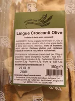 Lingue croccanti olive