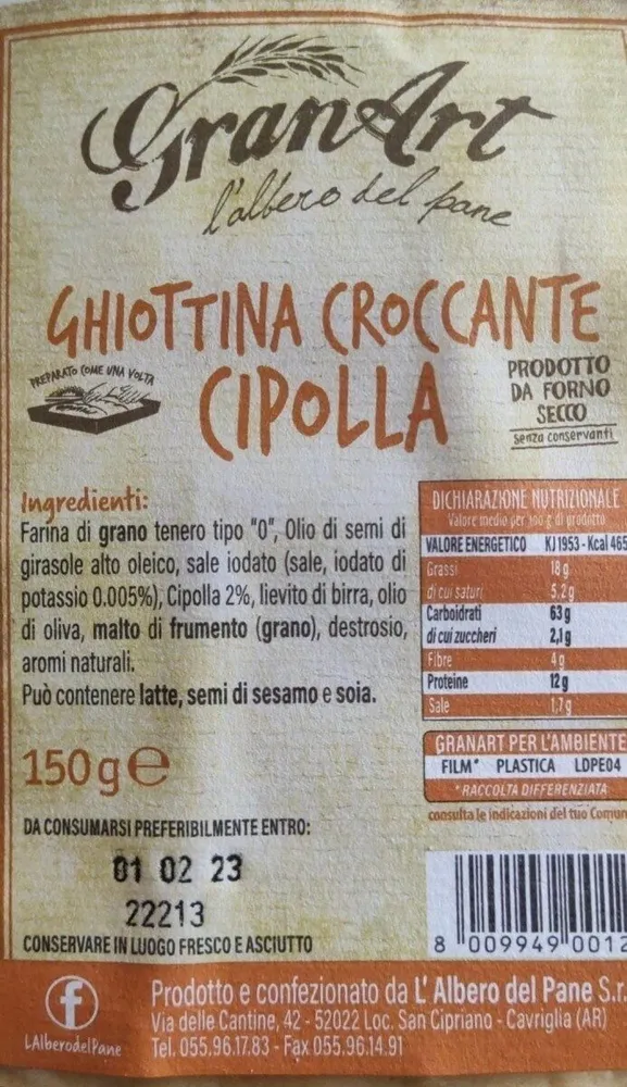 Ghiottina croccante cipolla