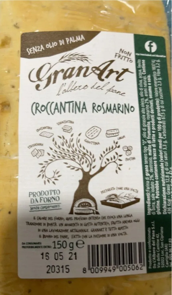 Croccantina rosmarino