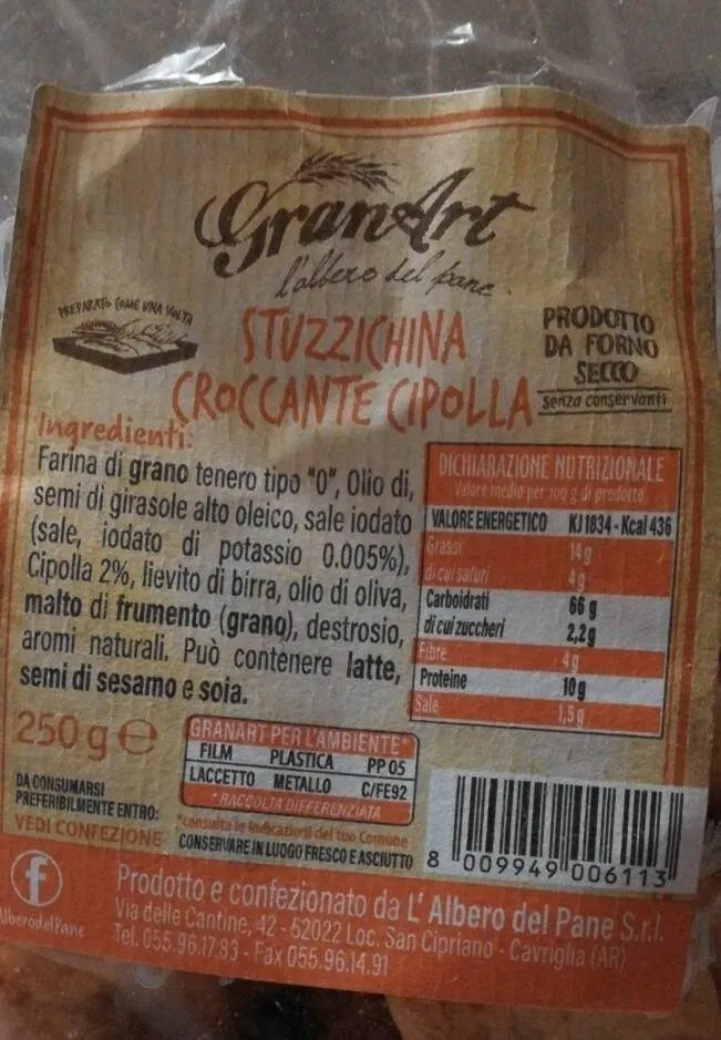 Stuzzichina croccante cipolla