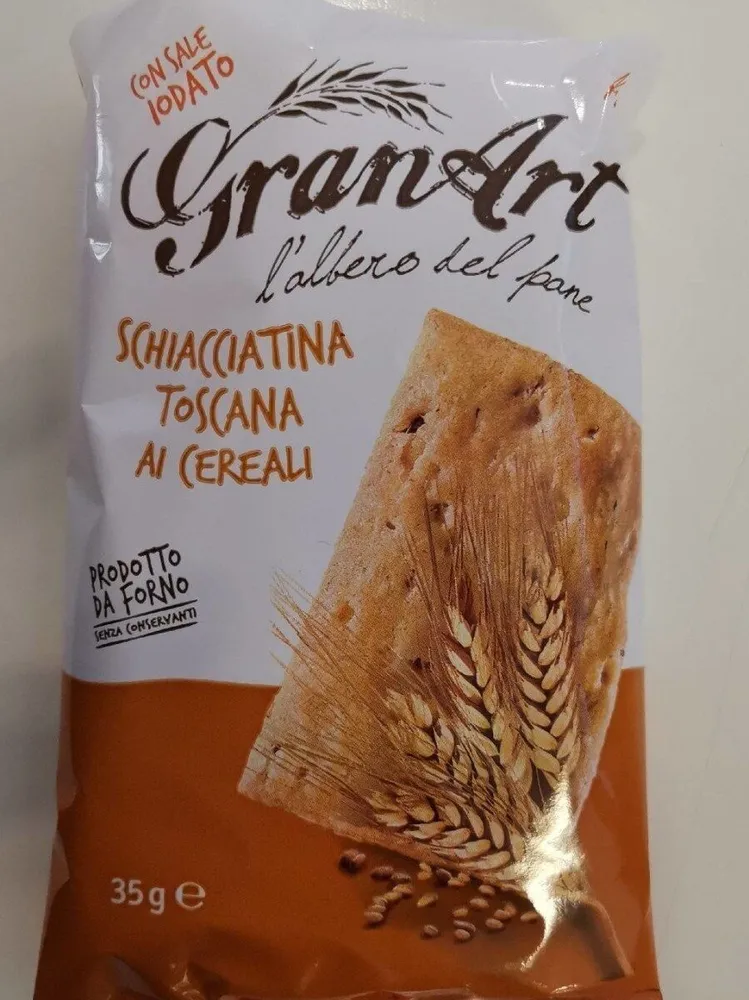 Schiacciatina Toscana ai cereali