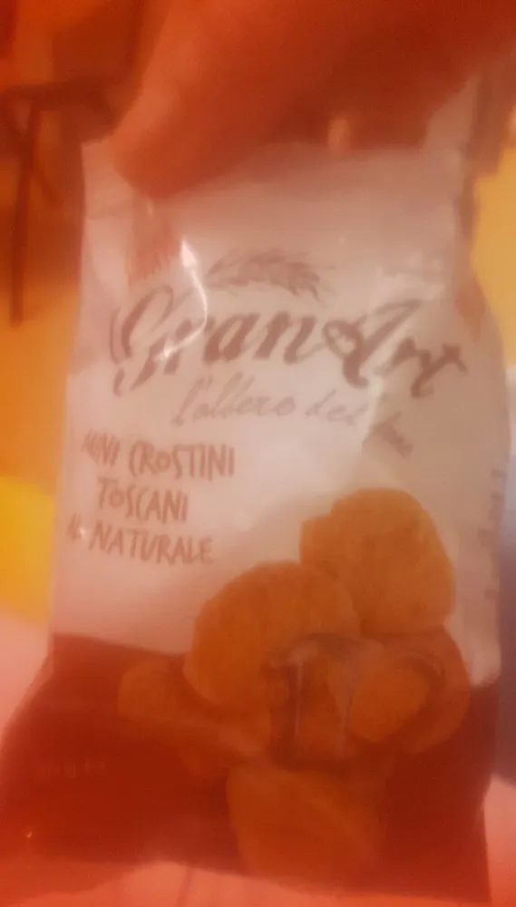 Mini crostini toscani al naturale