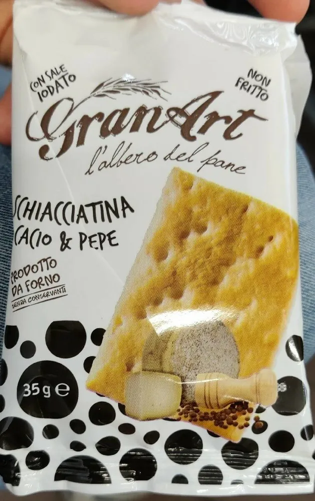 GranArt schiacciatina cacio e pepe