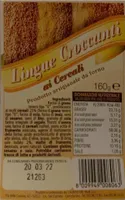 Lingue croccanti ai cereali