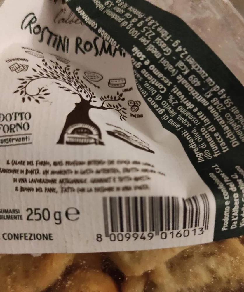 Crostini rosmarino