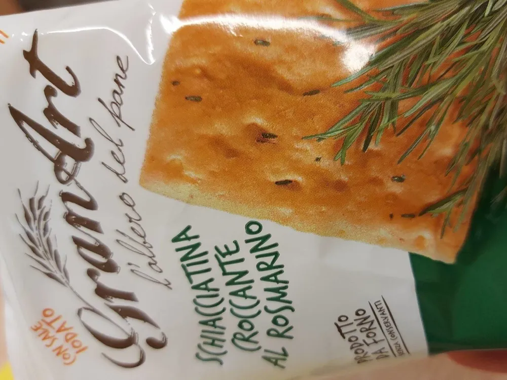 Schiacciatina croccante al rosmarino