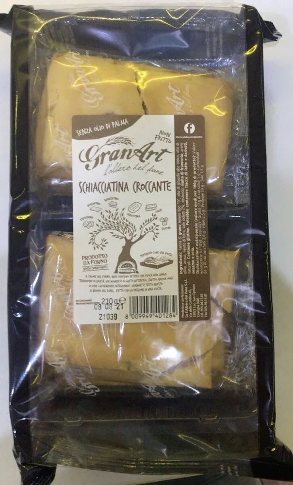 schiacciata croccante