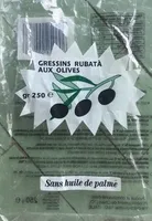 Gressins rubatà aux olives