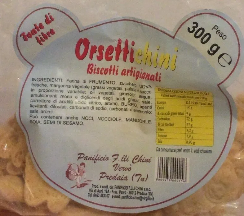 Orsettichini- biscotti artigianali
