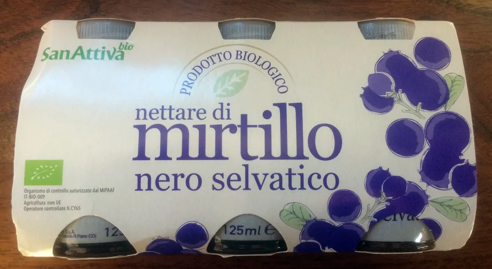 Nettare di mirtillo nero selvatico