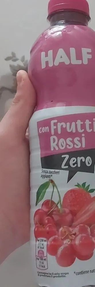 con frutti rossi zero