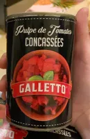 Pulpe de tomates concassées