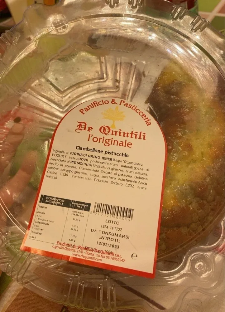Ciambellone pistacchio