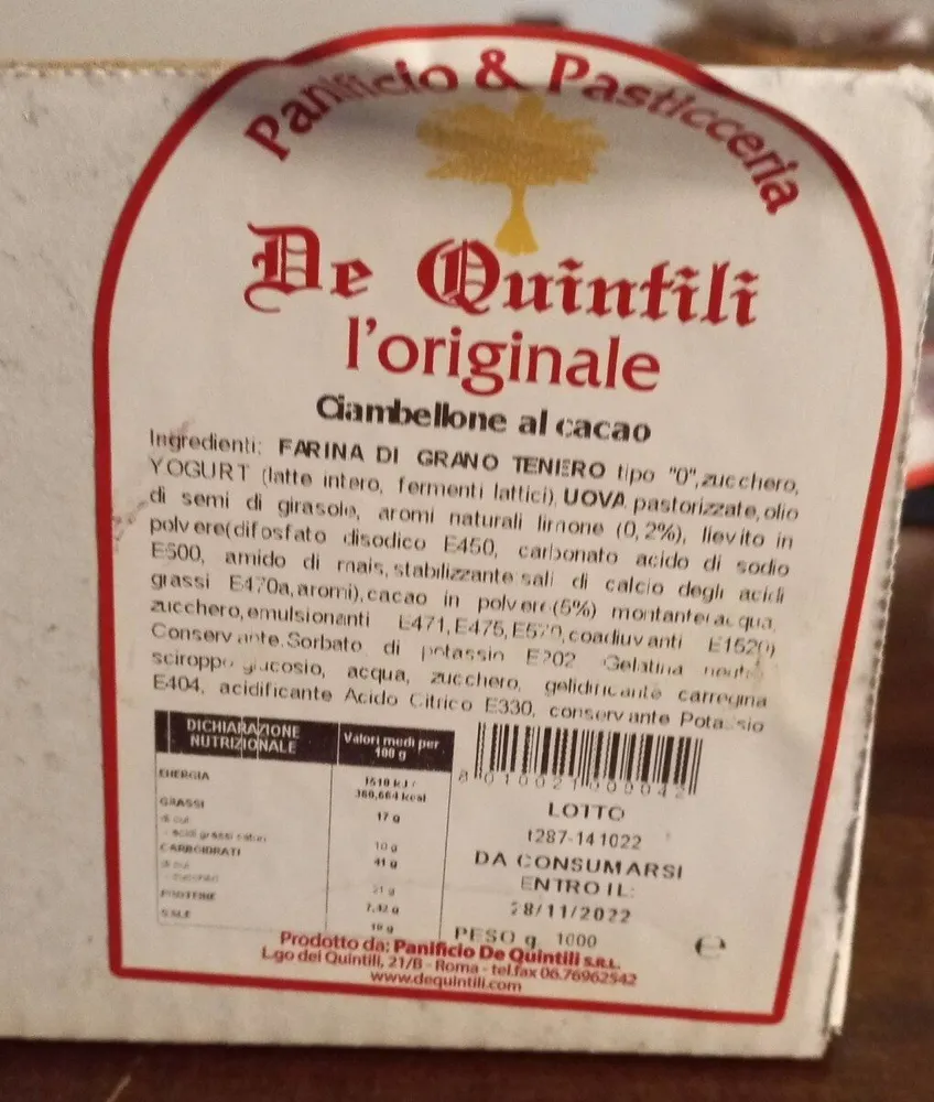 Ciambellone cioccolato