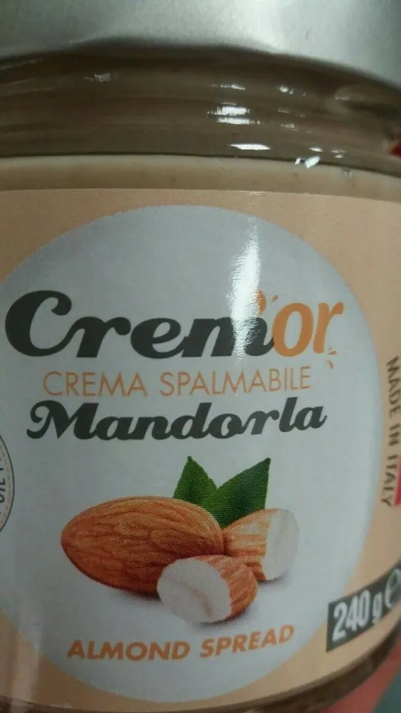 crema mandorle sparmabile