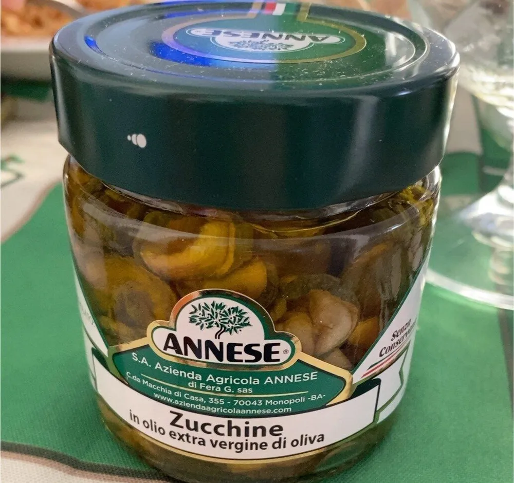 Zucchine in olio EVO