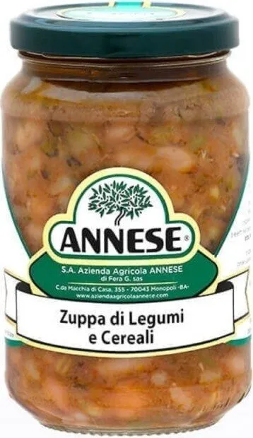 Zuppa di legumi e cereali