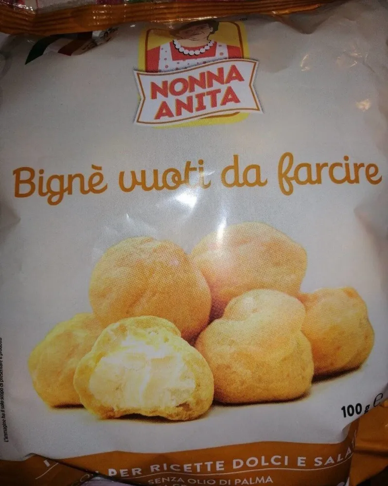 bignè vuoti da farcire