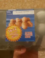 18 Uova fresche medie