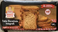 Fette biscottate integrali senza glutine